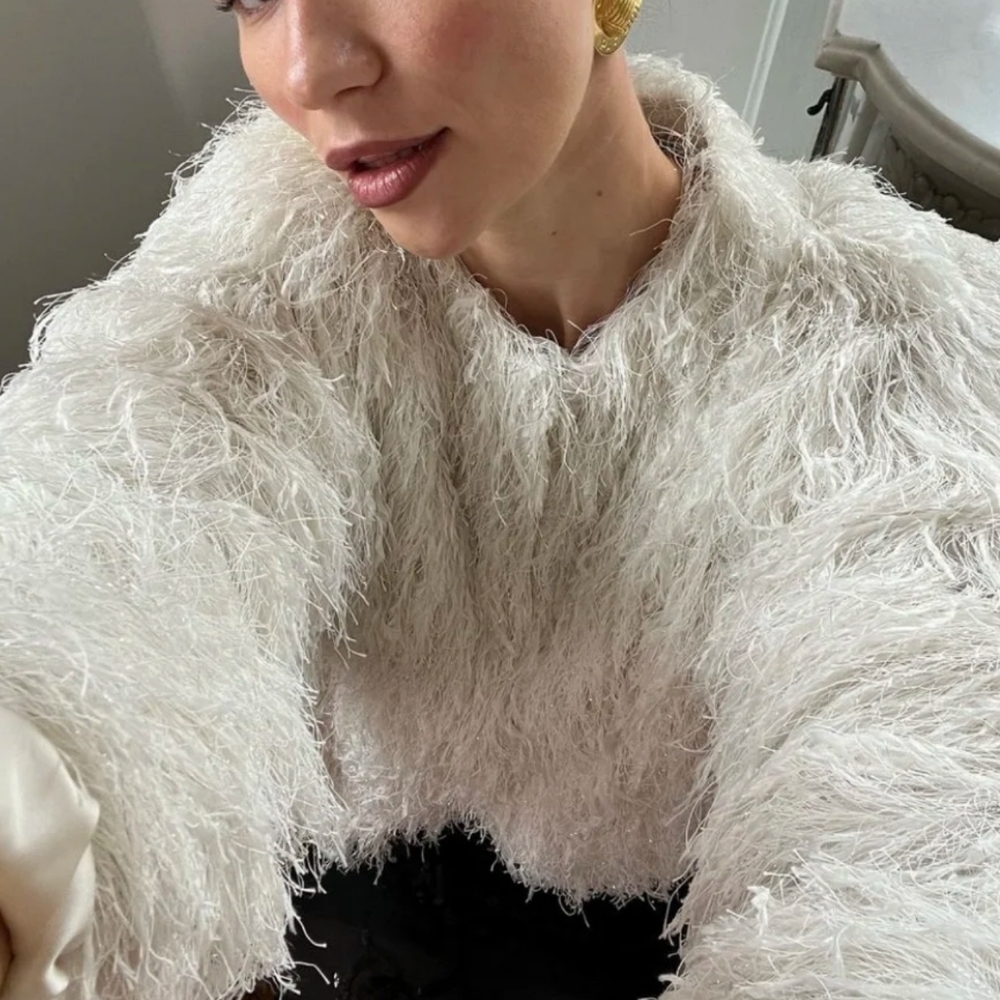 Jacket Clothes Short Faux-Fox Fur Coats - Picture 6 of 6